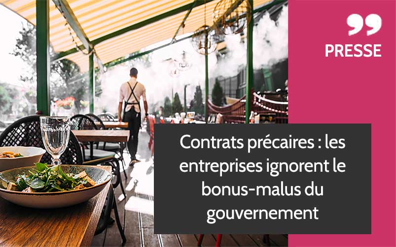 bonus-malus contrats précaires